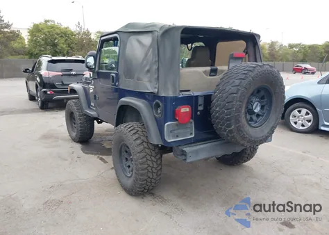 2005 Jeep Wrangler Sport из США, поврежденный, VIN 1J4FA49S45P304797